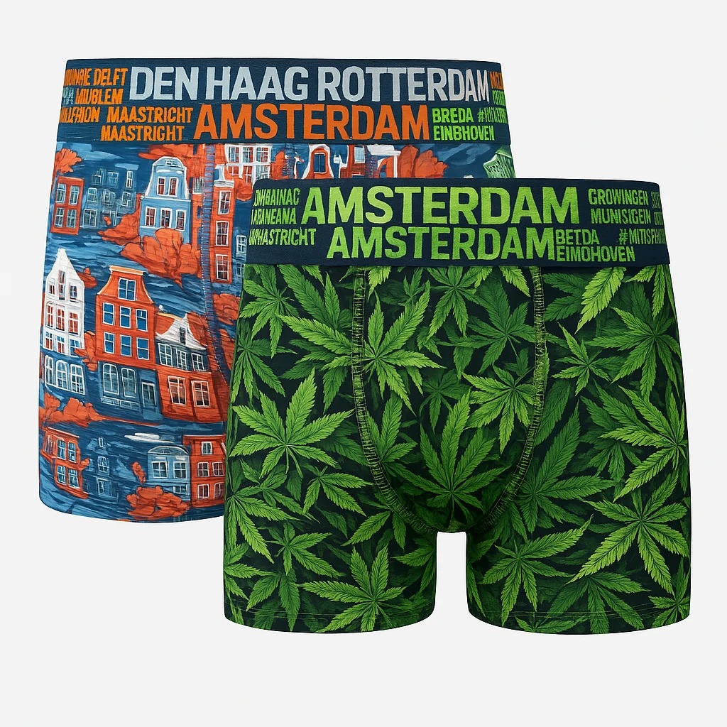 Pánske boxerky Holland City – sada 2 ks